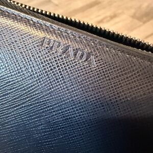 Prada navy Leather wallet